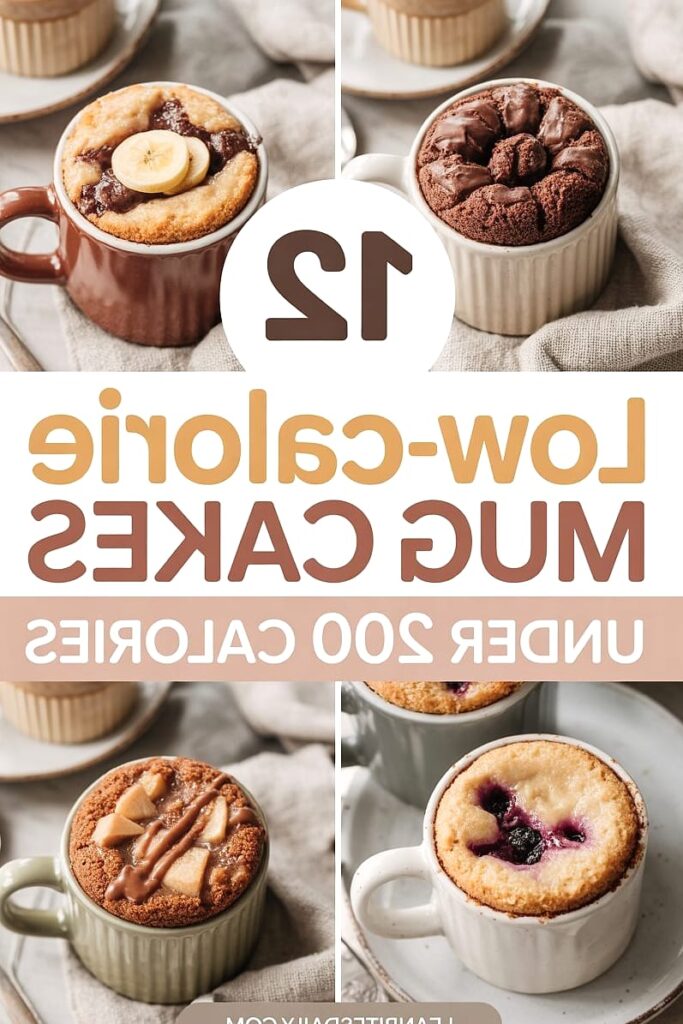 12 Low-Calorie Mug Cakes Under 200 Calories (Delicious & Easy)