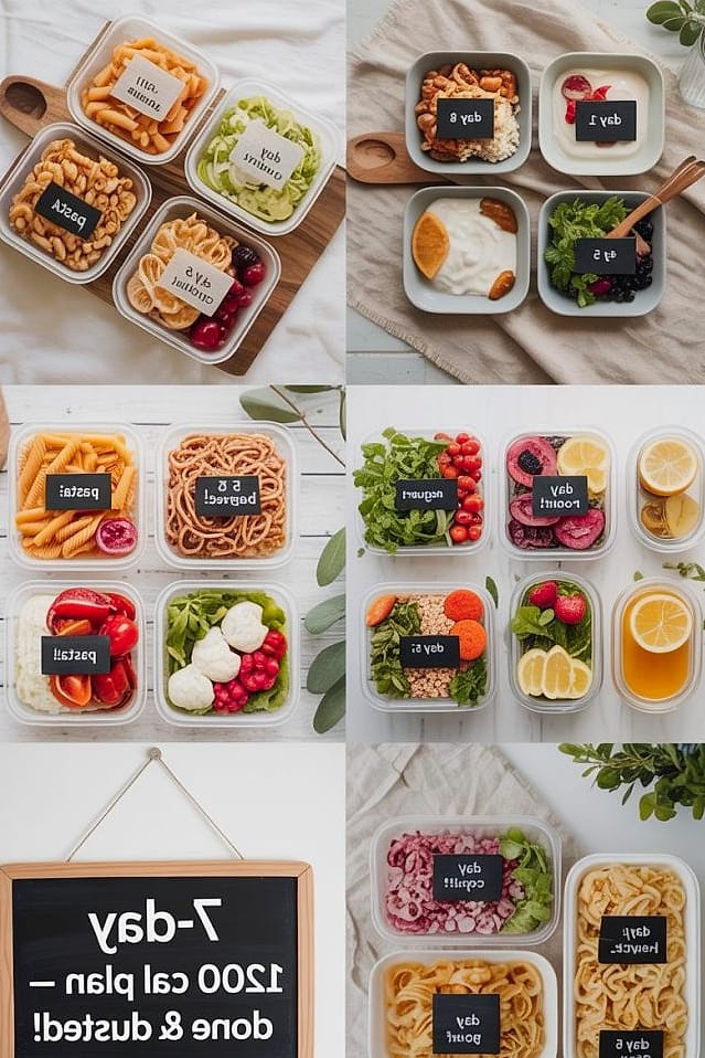 7-Day 1200 Calorie Meal Plan That’s Balanced & Totally Doable