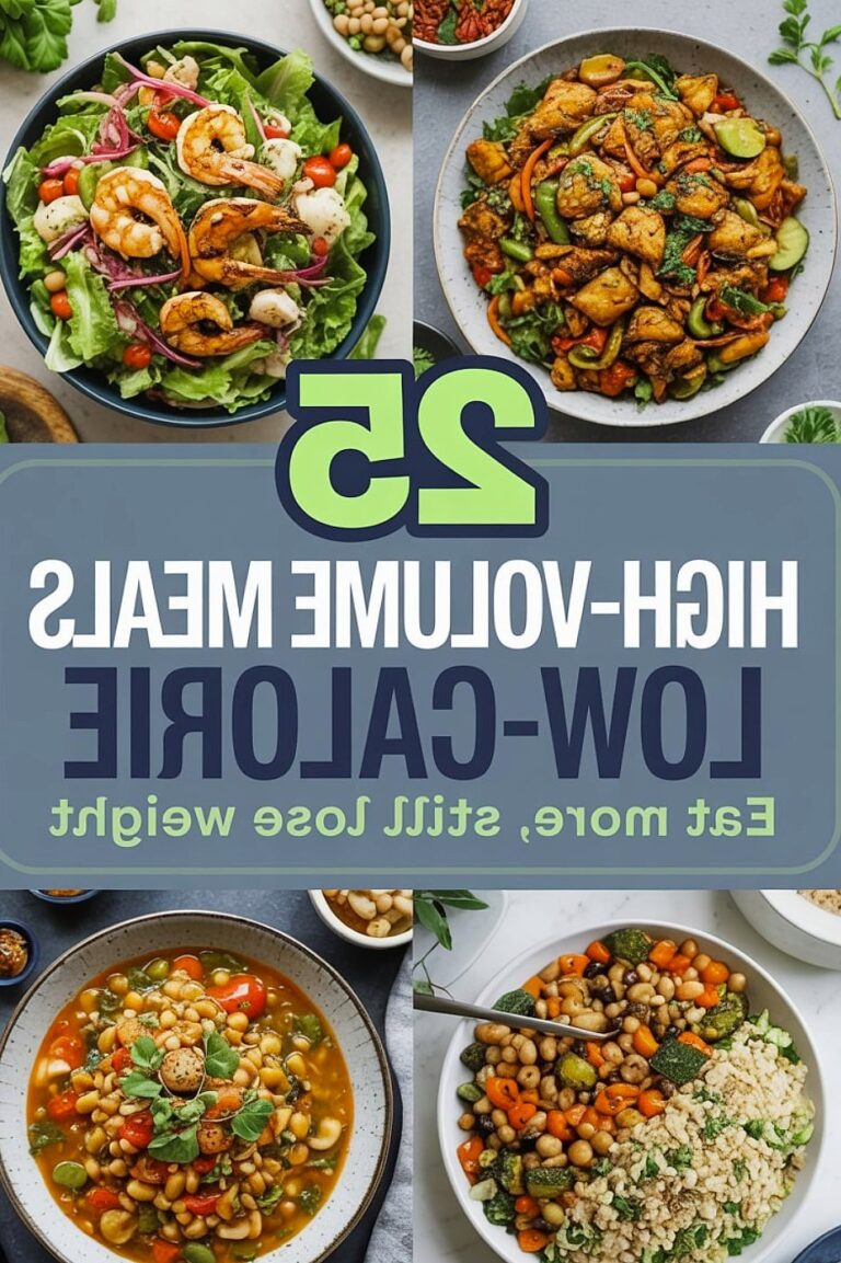 30 Low-Calorie, High-Volume Meals